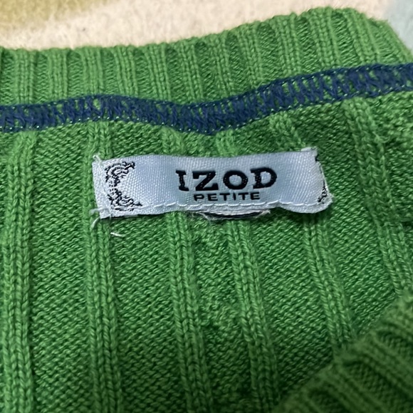 Green IZOD Petite Sweater Possible Size Large Petite - Picture 4 of 4
